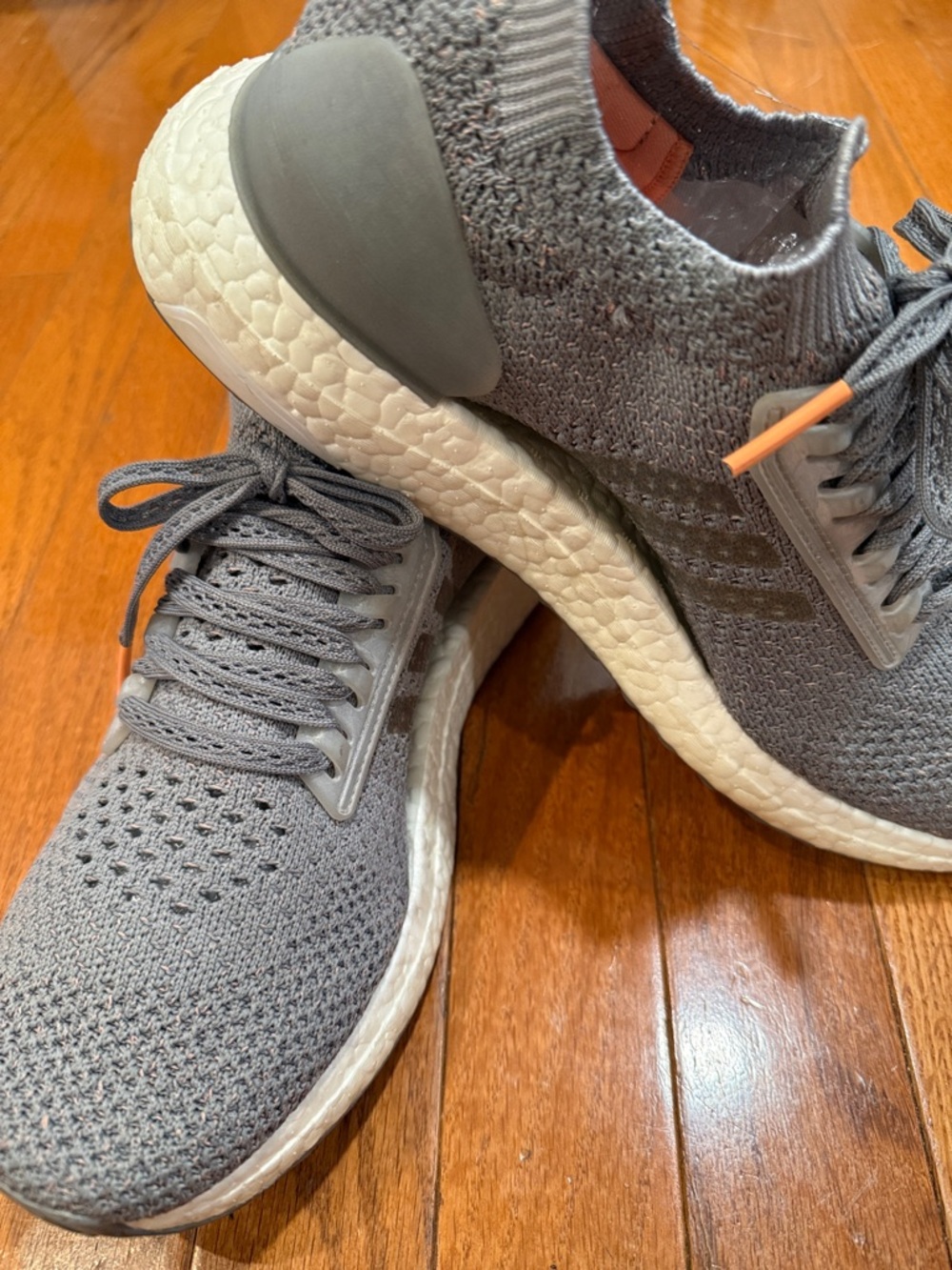 Adidas Women’s UltraBoost X Clima in the Gray Heather Colorway, model CG 3947